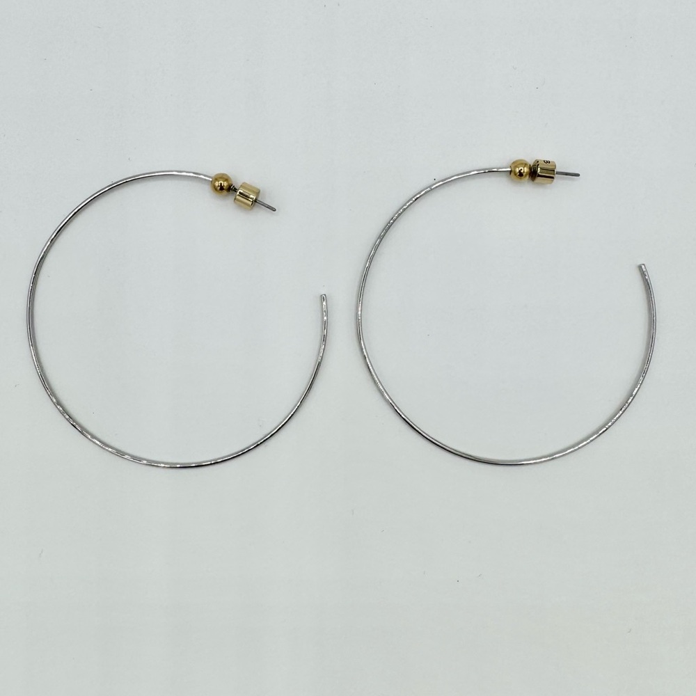 Jenny Bird “Icon” Hoop Earrings silver/gold